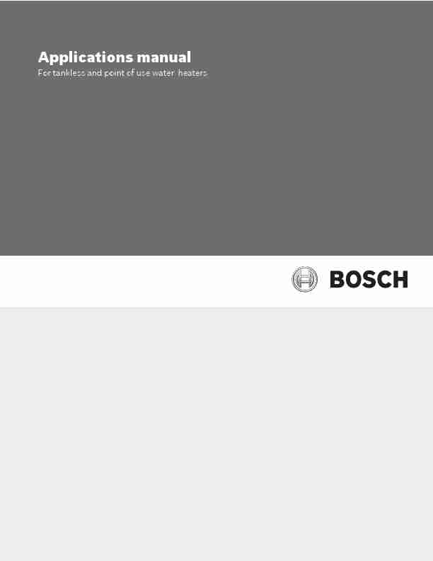 Bosch Appliances Water Heater GWH 260 PNHN2-page_pdf